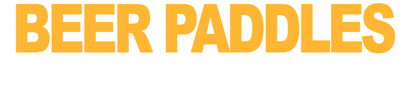 Beer Paddles - Beer Pong